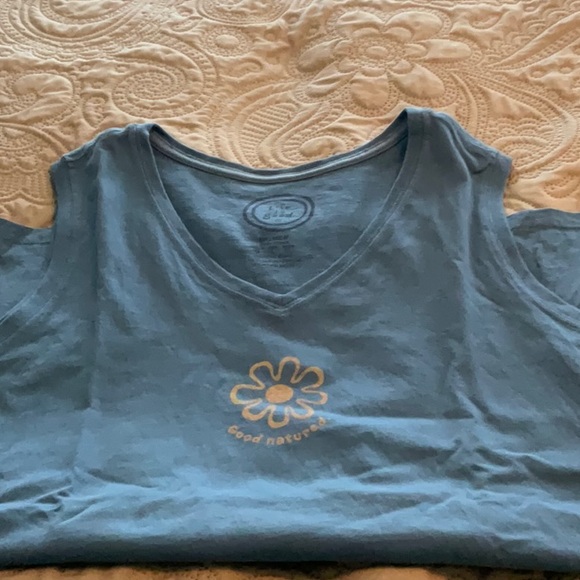 Life Is Good Tops - Life Is Good Blue Short Sleeve Tee
